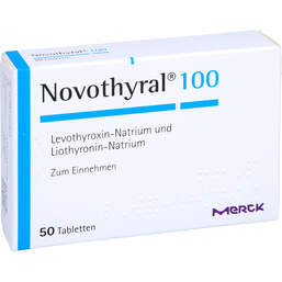 Abbildung: Novothyral 100 Tabletten 50 St, Tabletten PZN 01525383