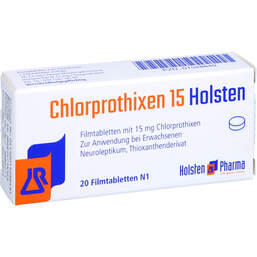 Abbildung: Chlorprothixen 15 Holsten Filmtabletten 20 St, Filmtabletten PZN 01528849