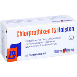 Abbildung: Chlorprothixen 15 Holsten Filmtabletten 50 St, Filmtabletten PZN 01528855