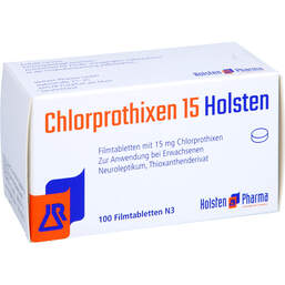 Abbildung: Chlorprothixen 15 Holsten Filmtabletten 100 St, Filmtabletten PZN 01528861