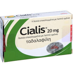 Abbildung: Cialis 20 mg Filmtabletten 4 St, Filmtabletten PZN 01533595