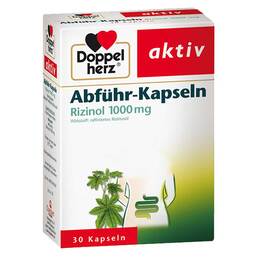 Abbildung: Doppelherz Abführ-Kapseln Rizinol 1000 mg Kapseln, 30 St PZN 01534672