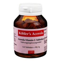 Abbildung: Köhlers Acerola Tabletten 120 St, Tabletten PZN 01538635