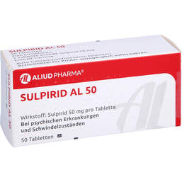 Abbildung: Sulpirid AL 50 Tabletten 50 St, Tabletten PZN 01545032