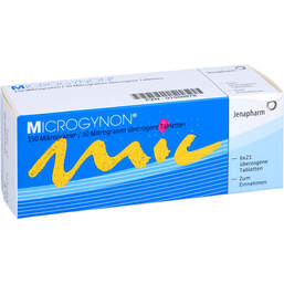Abbildung: Microgynon 21 überzogene Tabletten 6X21 St, Überzogene Tabletten PZN 01550978