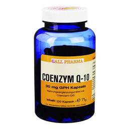Abbildung: Coenzym Q10 GPH 30 mg Kapseln Kapseln, 120 St PZN 01551191