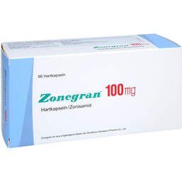 Abbildung: Zonegran 100 mg Hartkapseln 98 St, Hartkapseln PZN 01557957