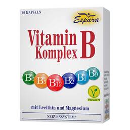 Abbildung: Espara Vitamin B Komplex Kapseln Kapseln, 60 St PZN 01559040