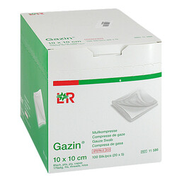 Abbildung: Gazin Mullkompresse 8fach 10 20X5 St, Kompressen PZN 01561031