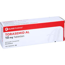 Abbildung: Torasemid AL 10 mg Tabletten 100 St, Tabletten PZN 01562556