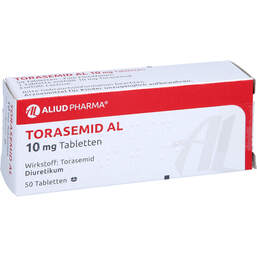 Abbildung: Torasemid AL 10 mg Tabletten 50 St, Tabletten PZN 01562562