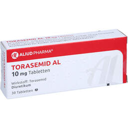 Abbildung: Torasemid AL 10 mg Tabletten 30 St, Tabletten PZN 01562579