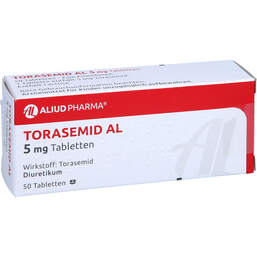 Abbildung: Torasemid AL 5 mg Tabletten 50 St, Tabletten PZN 01562591
