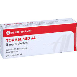 Abbildung: Torasemid AL 5 mg Tabletten 30 St, Tabletten PZN 01562616