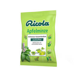 Abbildung: Ricola ohne Zucker Apfelminze Bonbons Bonbons, 75 g PZN 01565477