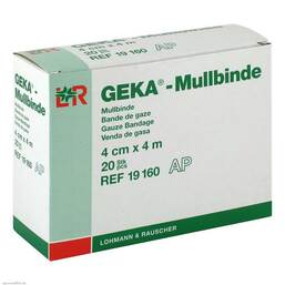 Abbildung: Mullbinden Geka 4cmx4m Binden, 20 St PZN 01568501