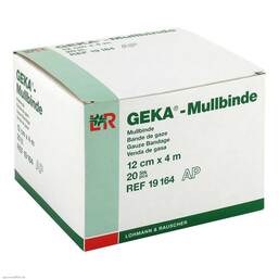 Abbildung: Mullbinden Geka 12cmx4m 20 St, Binden PZN 01568547