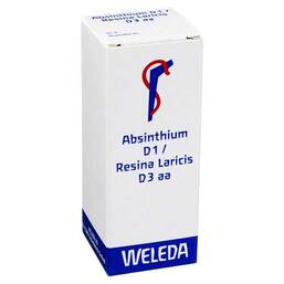 Abbildung: Absinthium D 1 Resina laricis D3 aa Dilution Mischung, 50 ml PZN 01571785