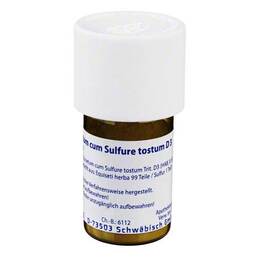 Abbildung: Equisetum cum Sulfure tostum D 3 Trituration Trituration, 20 g PZN 01572655
