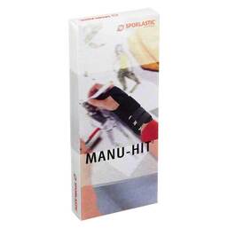 Abbildung: Manu-Hit Handgelenkorthese rechts Größe M 07031 schwarz Bandage, 1 St PZN 01577902