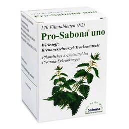 Abbildung: Pro Sabona uno Filmtabletten Filmtabletten, 120 St PZN 01581602