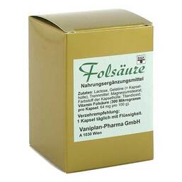 Abbildung: Folsäure Kapseln 60 St, Kapseln PZN 01581654