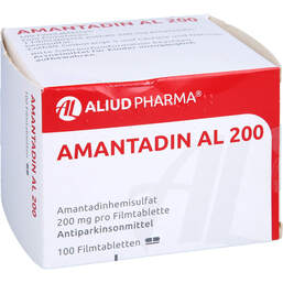 Abbildung: Amantadin AL 200 Filmtabletten 100 St, Filmtabletten PZN 01588774