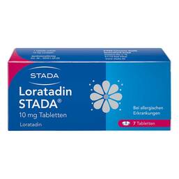 Abbildung: Loratadin STADA 10 mg Tabletten Tabletten, 7 St PZN 01592422