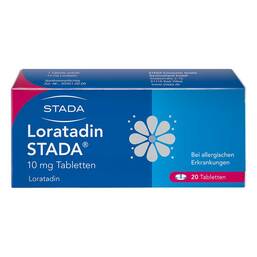 Abbildung: Loratadin STADA 10 mg Tabletten Tabletten, 20 St PZN 01592439