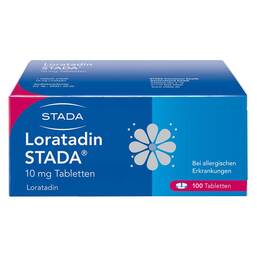 Abbildung: Loratadin STADA 10 mg Tabletten Tabletten, 100 St PZN 01592474