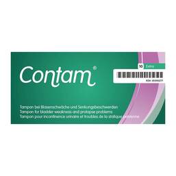 Abbildung: Contam Vaginaltampon extra 10 St, Tampon PZN 01595277