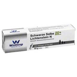 Abbildung: Schwarze Salbe 20% Lichtenst Salbe, 40 g PZN 01596319