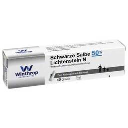 Abbildung: Schwarze Salbe 50% Lichtenst Salbe, 40 g PZN 01596331