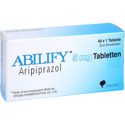 Abbildung: Abilify 5 mg Tabletten 49 St, Tabletten PZN 01604266