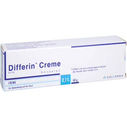Abbildung: Differin Creme 60 g, Creme PZN 01605099