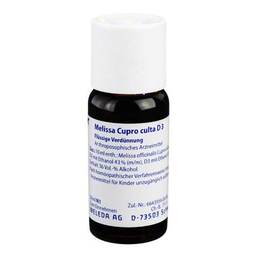 Abbildung: Melissa Cupro Culta D 3 Dilution Dilution, 50 ml PZN 01613928
