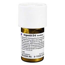Abbildung: Argentit D 6 Trituration 20 g, Trituration PZN 01615666