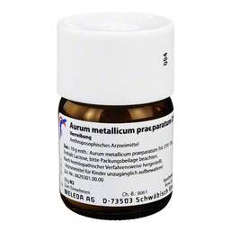 Abbildung: Aurum metallicum Präparat D 10 Trituration Trituration, 50 g PZN 01615726