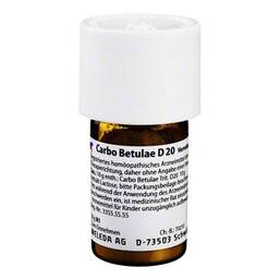 Abbildung: Carbo Betulae D 20 Trituration Trituration, 20 g PZN 01615809
