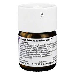 Abbildung: Carbo Betulae cum Methano D 3 Trituration Trituration, 50 g PZN 01615844