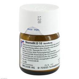 Abbildung: Skorodit D 10 Trituration Trituration, 50 g PZN 01616743