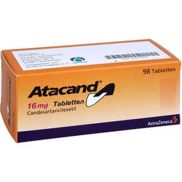 Abbildung: Atacand 16 mg Tabletten 98 St, Tabletten PZN 01617694