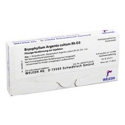 Abbildung: Bryophyllum Argento Cultum Rh D 3 Ampullen Ampullen, 8X1 ml PZN 01618038