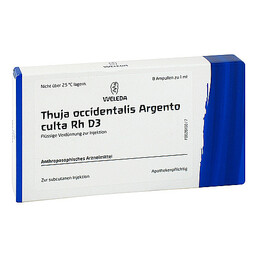 Abbildung: Thuja Occidentalis Argento culta D 3 Ampullen 8X1 ml, Ampullen PZN 01618185