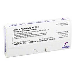 Abbildung: Arnica Planta Tota RH D 20 Ampullen 8X1 ml, Ampullen PZN 01618340