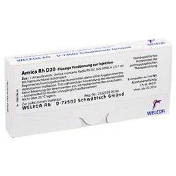 Abbildung: Arnica RH D 20 Ampullen Ampullen, 8X1 ml PZN 01618676