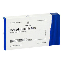 Abbildung: Belladonna RH D 20 Ampullen 8X1 ml, Ampullen PZN 01619322