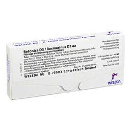 Abbildung: Betonica D 3 / Rosmarinus D3 Ampullen 8X1 ml, Ampullen PZN 01619635