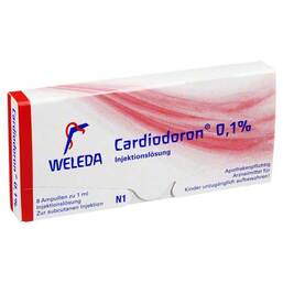 Abbildung: Cardiodoron 0,10% Injektionslösung Injektionslösung, 8X1 ml PZN 01620325