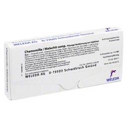 Abbildung: Chamomilla / Malachit comp.Ampullen 8X1 ml, Ampullen PZN 01620650